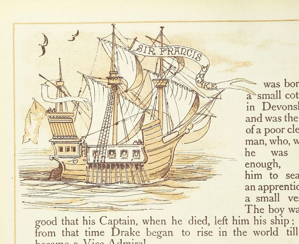 An illustration from The Merry Ballads of the Olden Time, illustrated in pictures & rhyme, 1880, leaf 90
