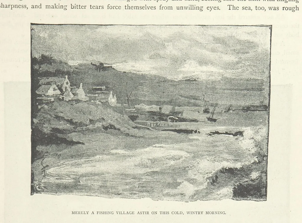 An illustration from The Lumley Wood Mystery ... Illustrated by J. B. Partridge, 1890, leaf 29
