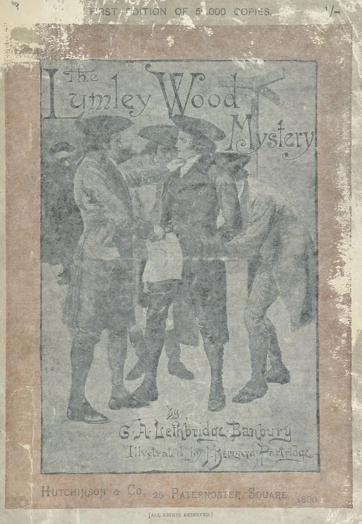An illustration from The Lumley Wood Mystery ... Illustrated by J. B. Partridge, 1890, leaf 5
