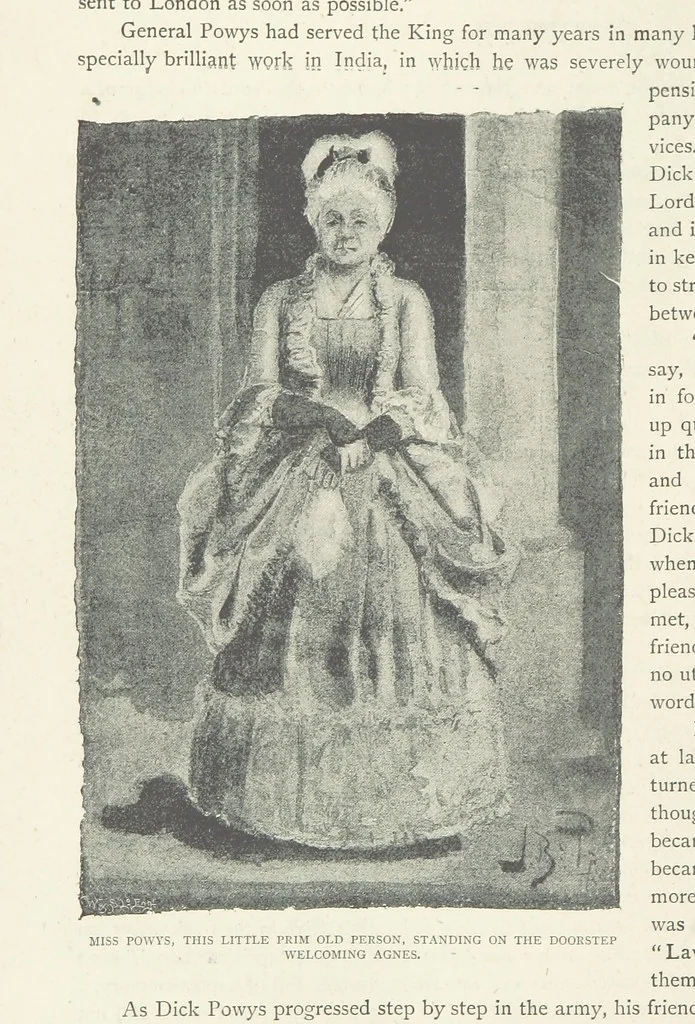 An illustration from The Lumley Wood Mystery ... Illustrated by J. B. Partridge, 1890, leaf 58