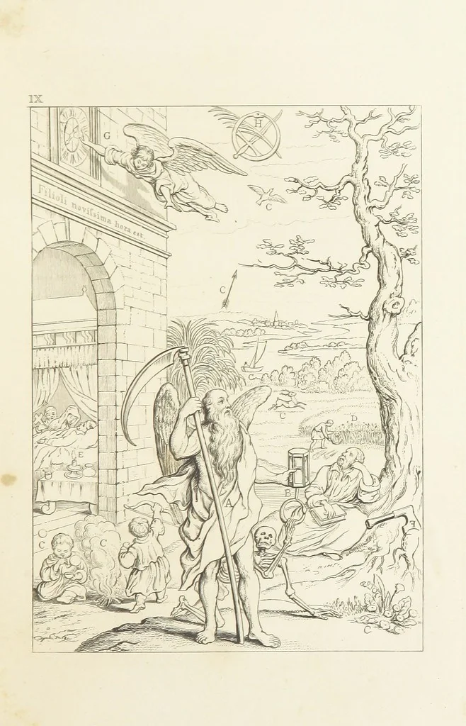An illustration from The Baptistery ... By the author of “The Cathedral” [i.e. Isaac Williams]. Third edition, 1846, leaf 153