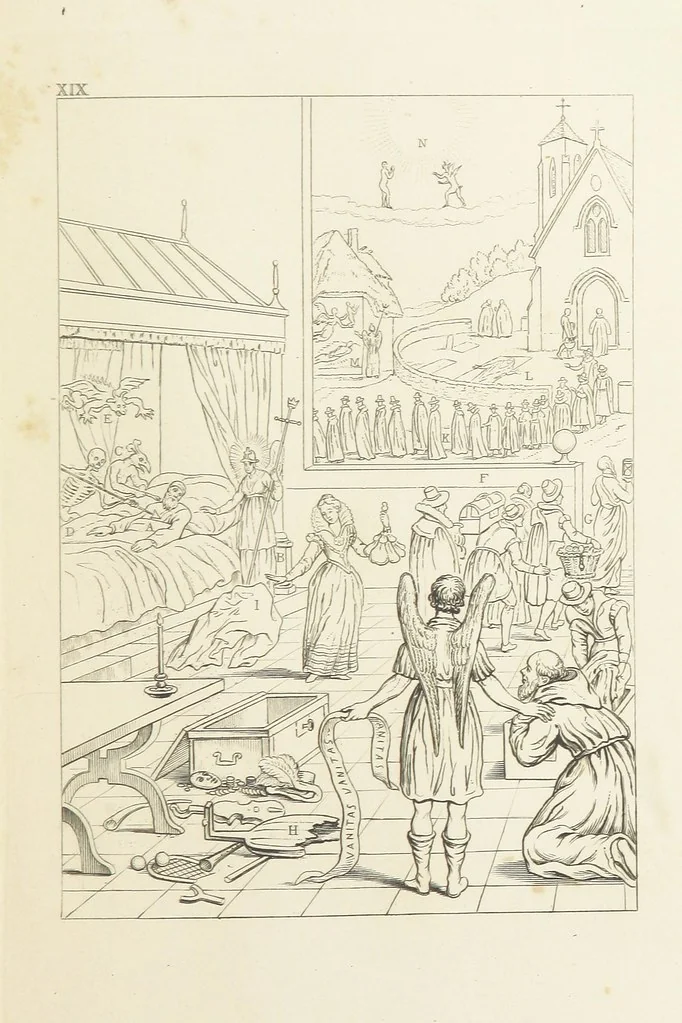 An illustration from The Baptistery ... By the author of “The Cathedral” [i.e. Isaac Williams]. Third edition, 1846, leaf 301