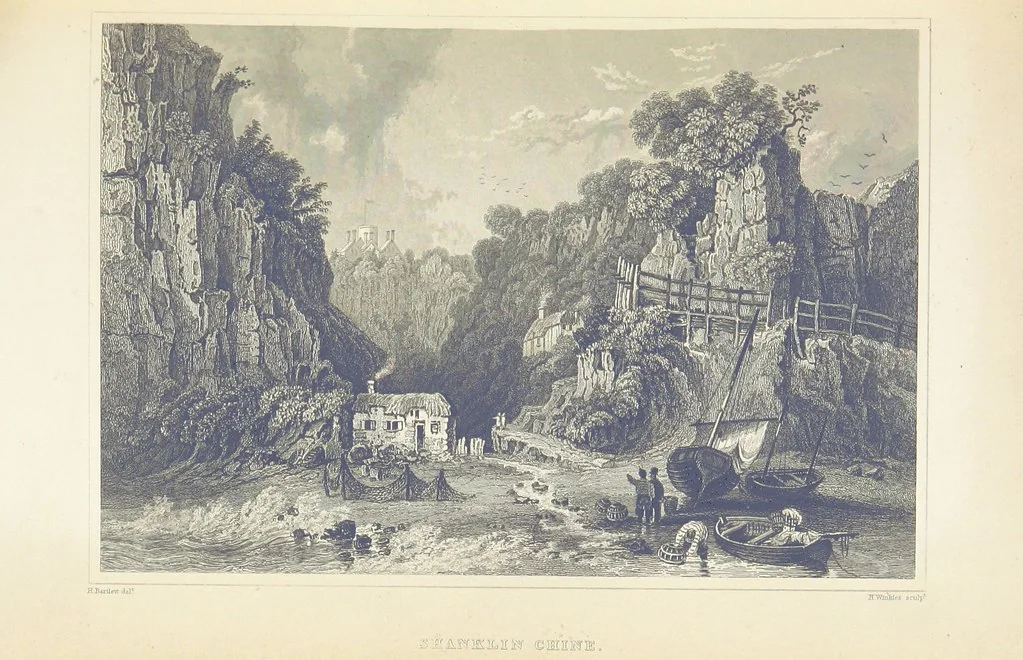An illustration from Barber's Picturesque Illustration of the Isle of Wight, etc. accompanied by historical and topographical descriptions, 1845, leaf 109