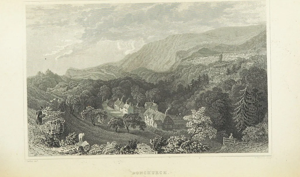 An illustration from Barber's Picturesque Illustration of the Isle of Wight, etc. accompanied by historical and topographical descriptions, 1845, leaf 128