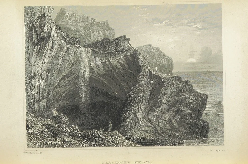 An illustration from Barber's Picturesque Illustration of the Isle of Wight, etc. accompanied by historical and topographical descriptions, 1845, leaf 148