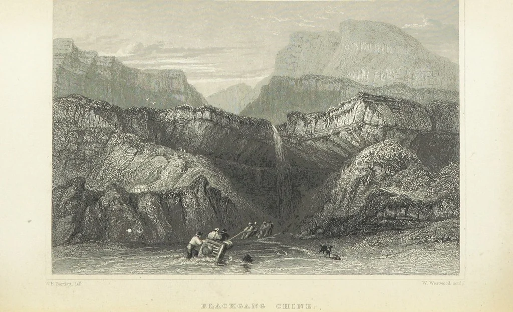 An illustration from Barber's Picturesque Illustration of the Isle of Wight, etc. accompanied by historical and topographical descriptions, 1845, leaf 152