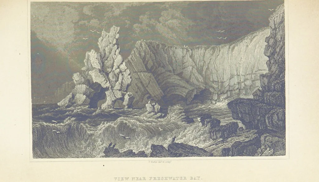 An illustration from Barber's Picturesque Illustration of the Isle of Wight, etc. accompanied by historical and topographical descriptions, 1845, leaf 169
