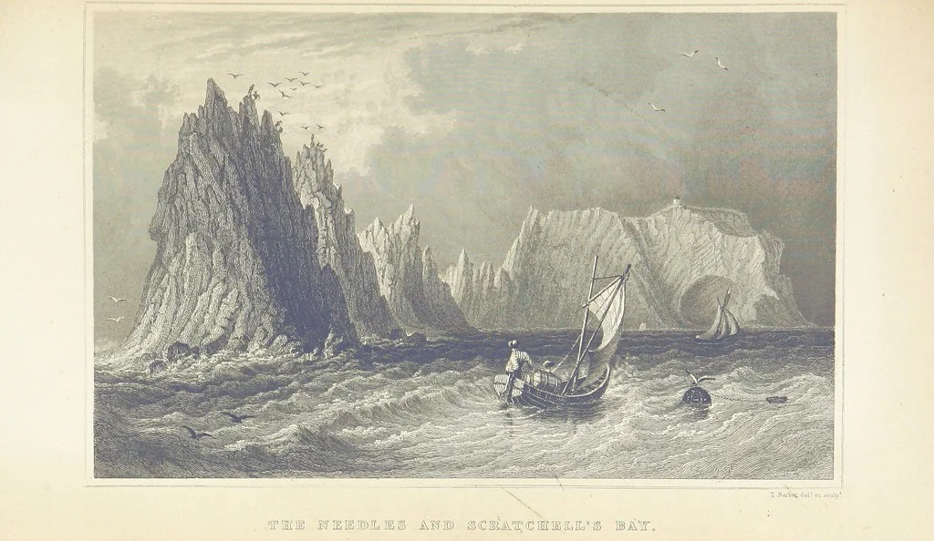 An illustration from Barber's Picturesque Illustration of the Isle of Wight, etc. accompanied by historical and topographical descriptions, 1845, leaf 175