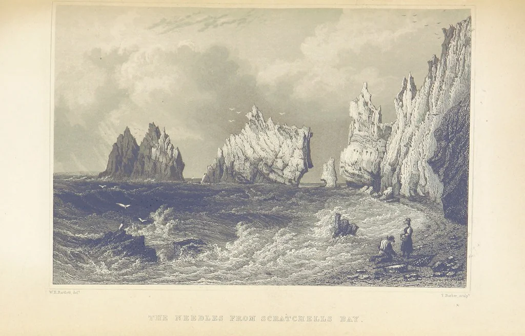An illustration from Barber's Picturesque Illustration of the Isle of Wight, etc. accompanied by historical and topographical descriptions, 1845, leaf 177