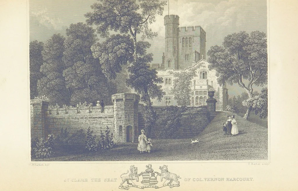 An illustration from Barber's Picturesque Illustration of the Isle of Wight, etc. accompanied by historical and topographical descriptions, 1845, leaf 35