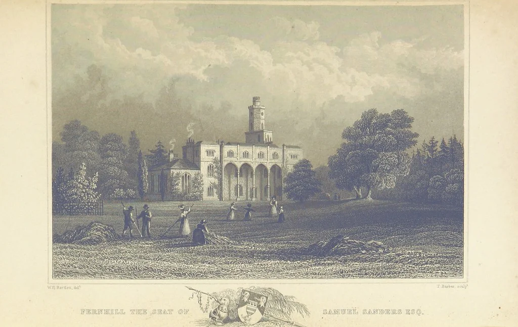An illustration from Barber's Picturesque Illustration of the Isle of Wight, etc. accompanied by historical and topographical descriptions, 1845, leaf 43