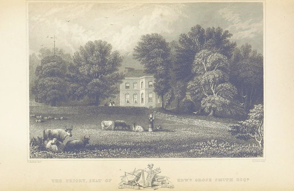 An illustration from Barber's Picturesque Illustration of the Isle of Wight, etc. accompanied by historical and topographical descriptions, 1845, leaf 47