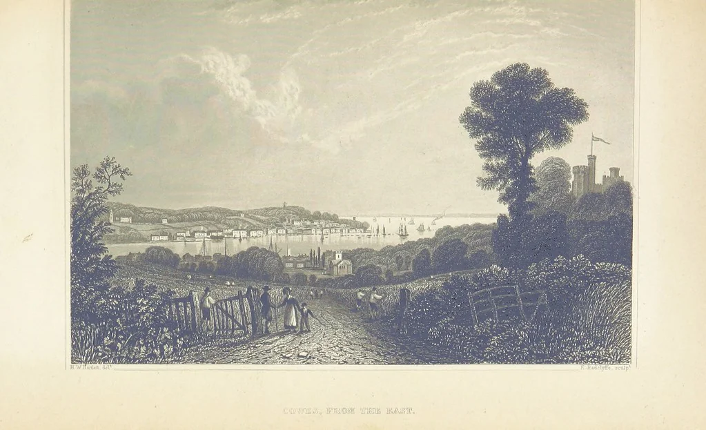 An illustration from Barber's Picturesque Illustration of the Isle of Wight, etc. accompanied by historical and topographical descriptions, 1845, leaf 59