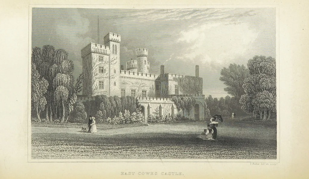 An illustration from Barber's Picturesque Illustration of the Isle of Wight, etc. accompanied by historical and topographical descriptions, 1845, leaf 68