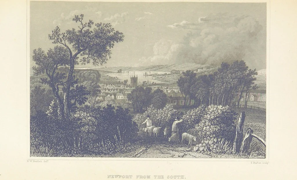 An illustration from Barber's Picturesque Illustration of the Isle of Wight, etc. accompanied by historical and topographical descriptions, 1845, leaf 77