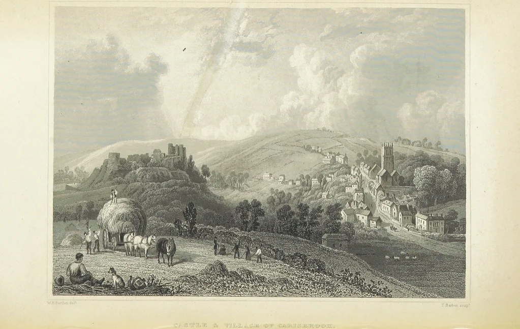 An illustration from Barber's Picturesque Illustration of the Isle of Wight, etc. accompanied by historical and topographical descriptions, 1845, leaf 86