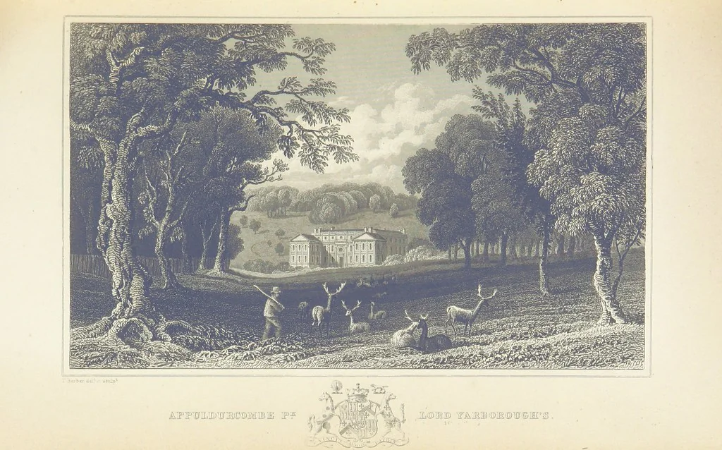 An illustration from Barber's Picturesque Illustration of the Isle of Wight, etc. accompanied by historical and topographical descriptions, 1845, leaf 99