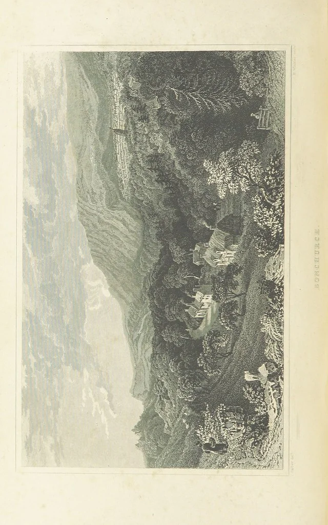 An illustration from With a geological map, 1846, leaf 168