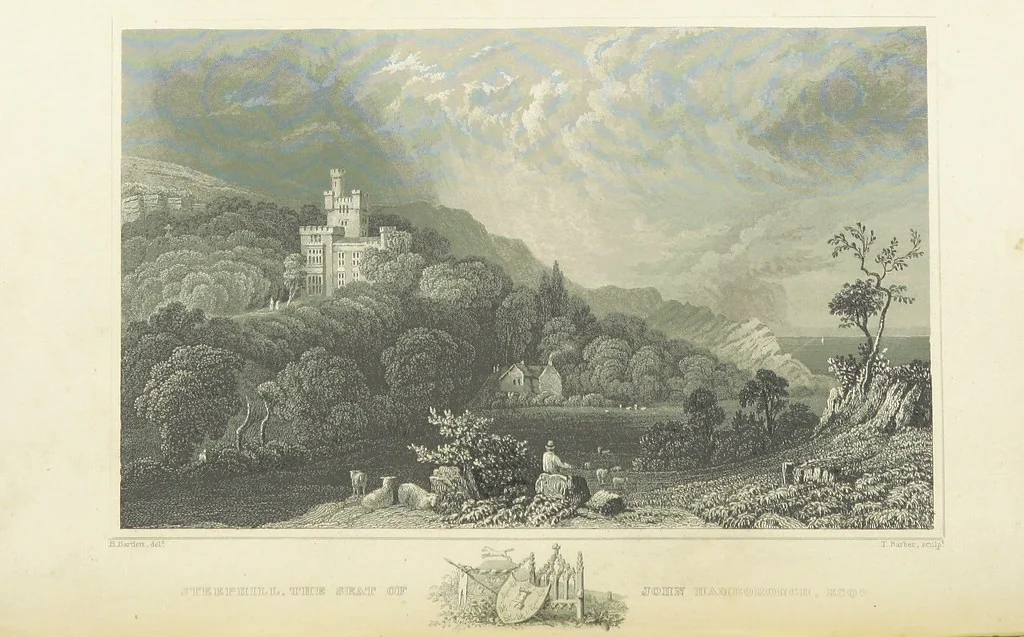 An illustration from With a geological map, 1846, leaf 180