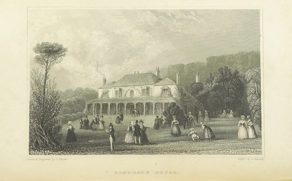 An illustration from With a geological map, 1846, leaf 196