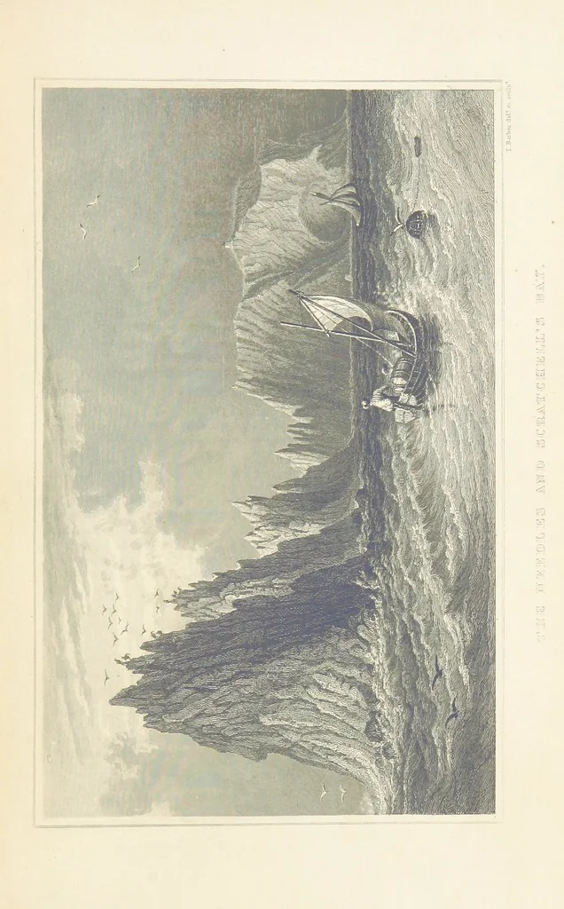 An illustration from With a geological map, 1846, leaf 249
