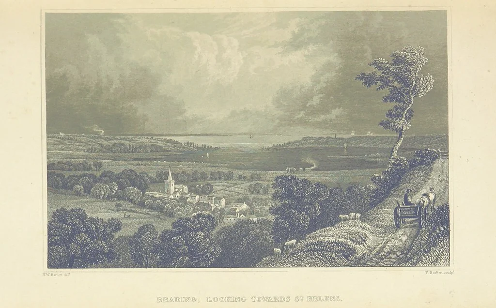 An illustration from With a geological map, 1846, leaf 65
