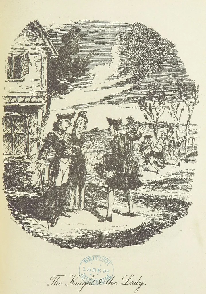 An illustration from The Ingoldsby Legends ... With sixty illustrations by George Cruikshank, John Leech, and John Tenniel, 1893, leaf 375