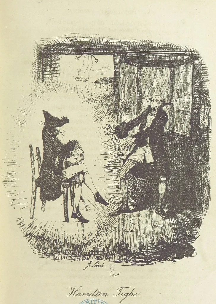 An illustration from The Ingoldsby Legends ... With sixty illustrations by George Cruikshank, John Leech, and John Tenniel, 1893, leaf 41