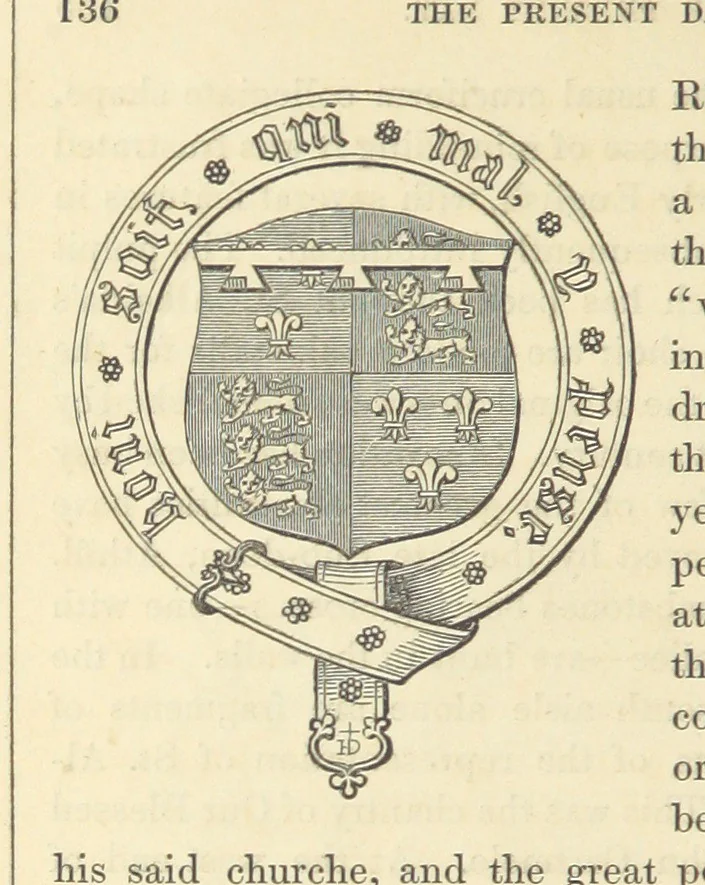 An illustration from The Three Days of Wensleydale; the Valley of the Yore. [With plates, 1854, leaf 188