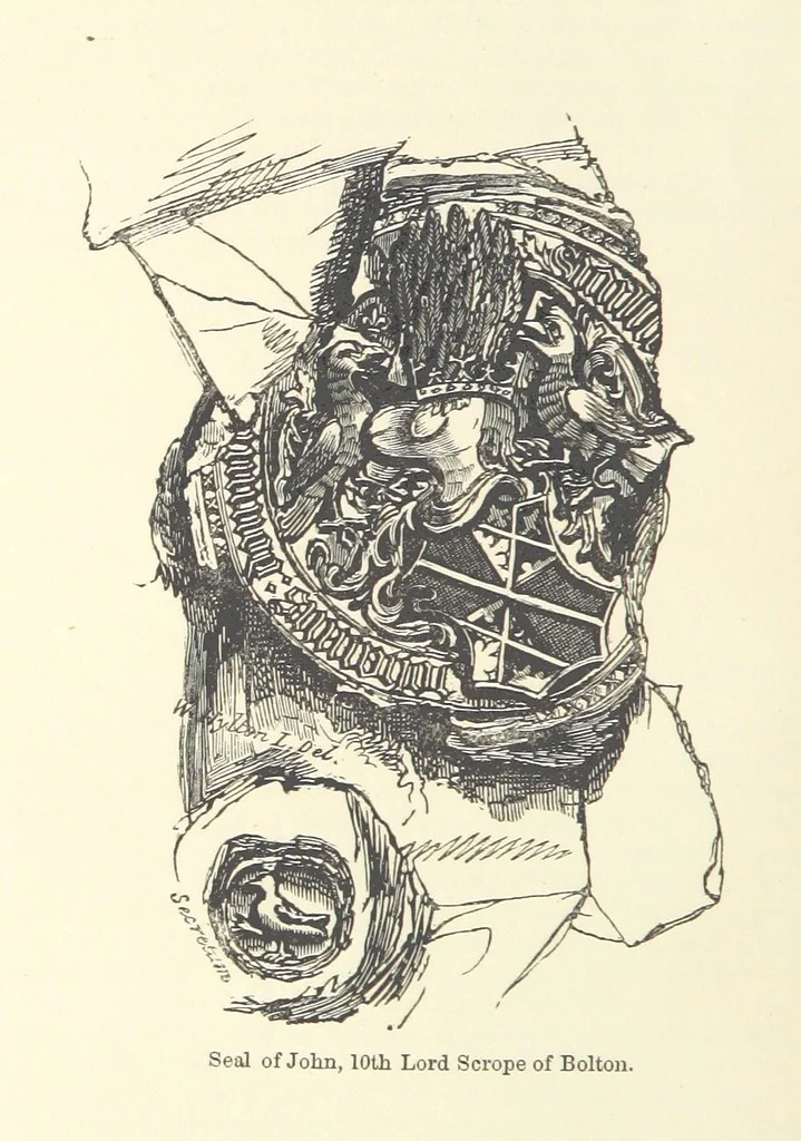 An illustration from The Three Days of Wensleydale; the Valley of the Yore. [With plates, 1854, leaf 230