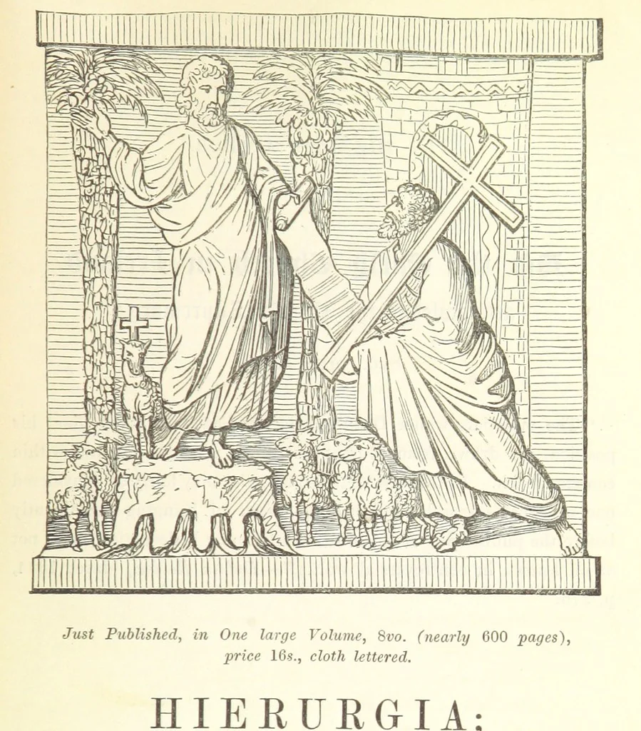 An illustration from The Three Days of Wensleydale; the Valley of the Yore. [With plates, 1854, leaf 375