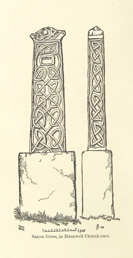 An illustration from The Three Days of Wensleydale; the Valley of the Yore. [With plates, 1854, leaf 52