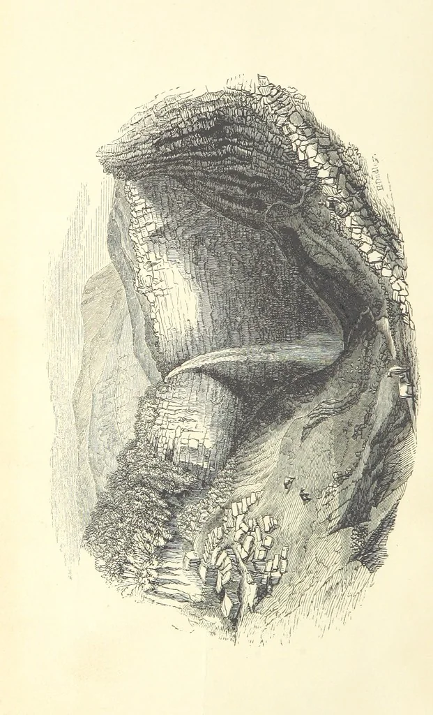 An illustration from The Three Days of Wensleydale; the Valley of the Yore. [With plates, 1854, leaf 6