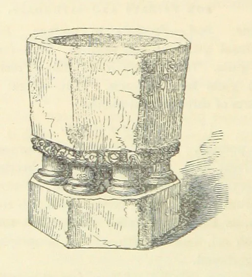 An illustration from The Three Days of Wensleydale; the Valley of the Yore. [With plates, 1854, leaf 86