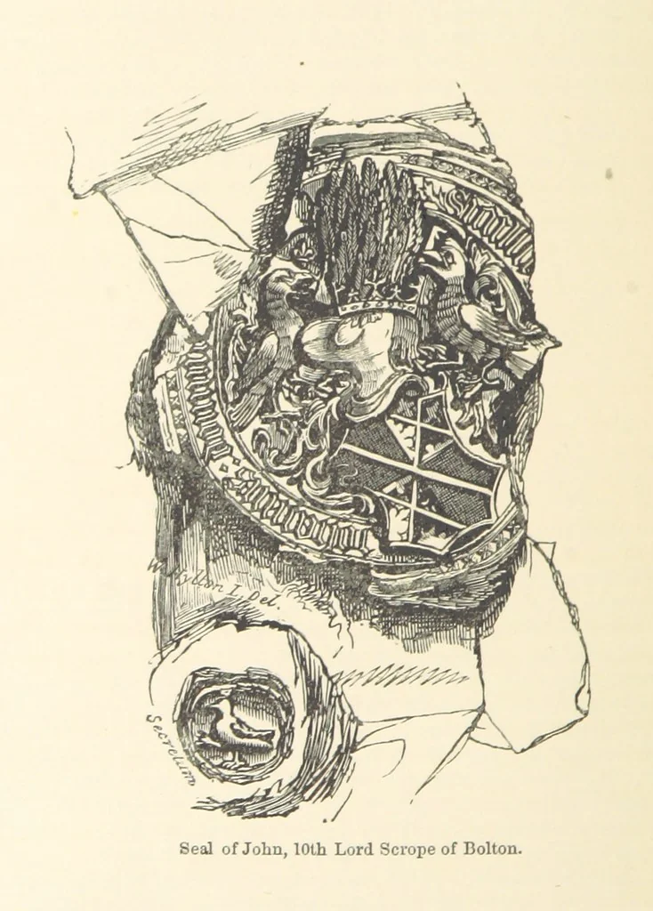 An illustration from Historical and Topographical Account of Wensleydale ... Illustrated ... Second edition [of “The Three Days of Wensleydale”, 1856, leaf 220