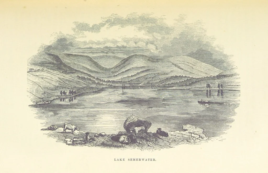 An illustration from Historical and Topographical Account of Wensleydale ... Illustrated ... Second edition [of “The Three Days of Wensleydale”, 1856, leaf 287