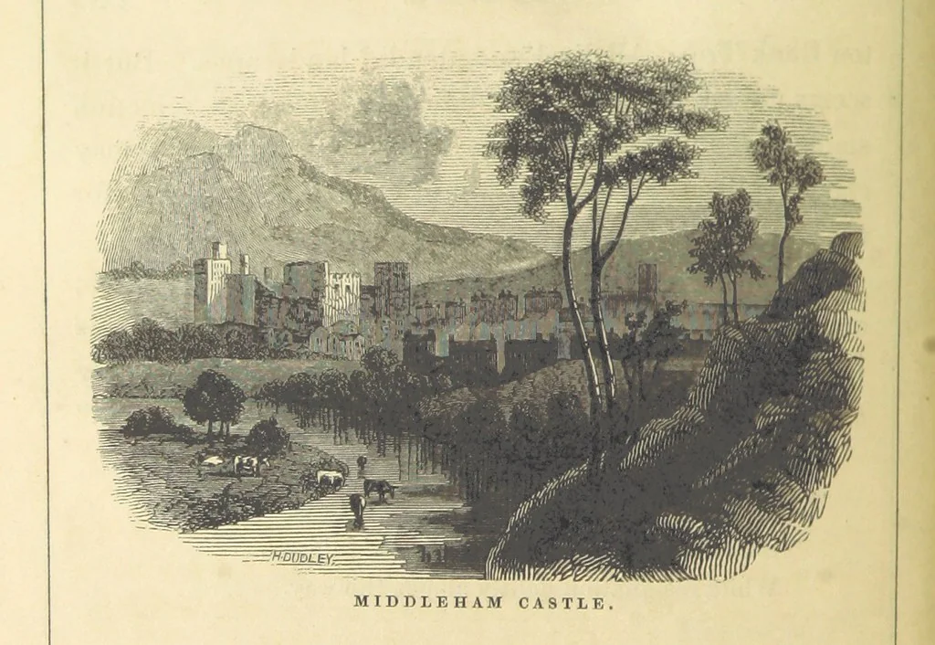 An illustration from Historical and Topographical Account of Wensleydale ... Illustrated ... Second edition [of “The Three Days of Wensleydale”, 1856, leaf 32