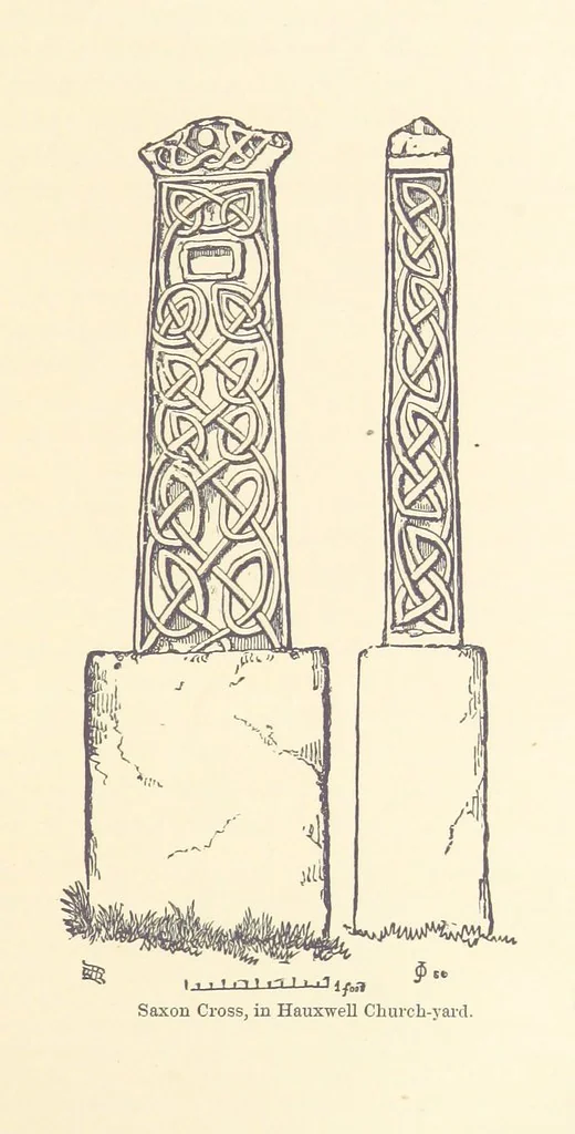 An illustration from Historical and Topographical Account of Wensleydale ... Illustrated ... Second edition [of “The Three Days of Wensleydale”, 1856, leaf 43