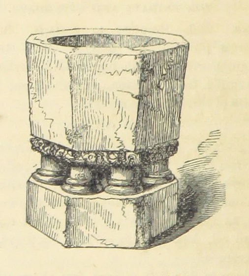 An illustration from Historical and Topographical Account of Wensleydale ... Illustrated ... Second edition [of “The Three Days of Wensleydale”, 1856, leaf 82