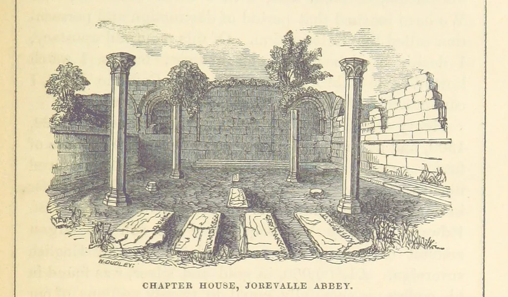 An illustration from Historical and Topographical Account of Wensleydale ... Illustrated ... Second edition [of “The Three Days of Wensleydale”, 1856, leaf 85