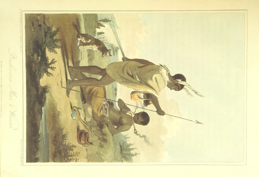 An illustration from A Voyage to Cochin China, in the years 1792, and 1793: containing a general view of the productions, and political importance of this kingdom; and also of such European settlements as were visited on the voyage, with sketches of the manners, character, and condition of their inhabitants. To which is annexed an account of a journey, made in the years 1801 and 1802, to the residence of the chief of the Booshuana nation ... from a manuscript journal [by - Truter] with a chart of the route, etc, 1806, leaf 459