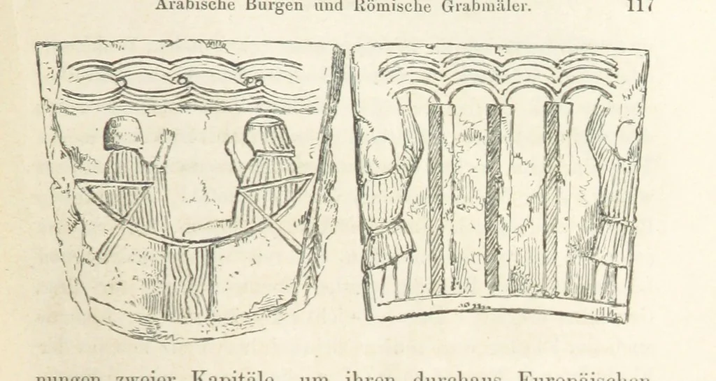An illustration from Reisen und Entdeckungen in Nord- und Central-Afrika in den Jahren 1849 bis 1855. Von Dr. H. Barth. Tagebuch seiner im Auftrag der Brittischen Regierung unternommenen Reise ... Mit Karten, Holzschnitten und Bildern. L.P, 1857, leaf 175