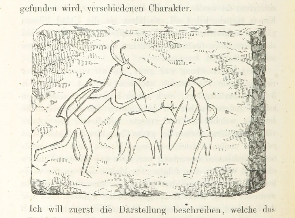 An illustration from Reisen und Entdeckungen in Nord- und Central-Afrika in den Jahren 1849 bis 1855. Von Dr. H. Barth. Tagebuch seiner im Auftrag der Brittischen Regierung unternommenen Reise ... Mit Karten, Holzschnitten und Bildern. L.P, 1857, leaf 274