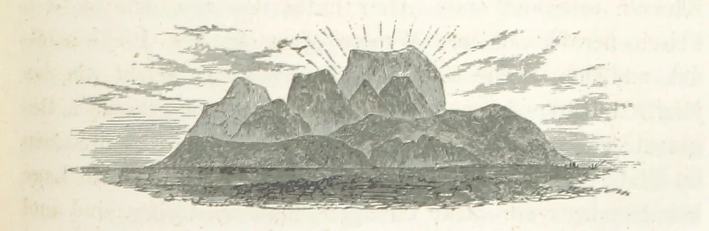 An illustration from Reisen und Entdeckungen in Nord- und Central-Afrika in den Jahren 1849 bis 1855. Von Dr. H. Barth. Tagebuch seiner im Auftrag der Brittischen Regierung unternommenen Reise ... Mit Karten, Holzschnitten und Bildern. L.P, 1857, leaf 391
