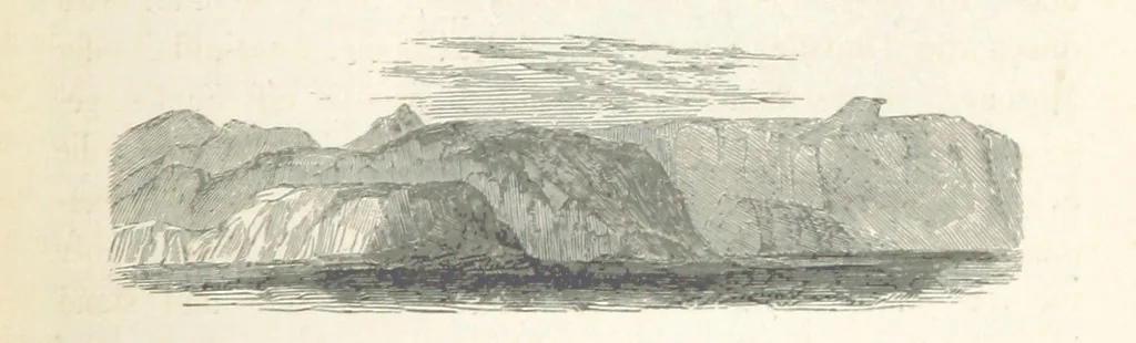 An illustration from Reisen und Entdeckungen in Nord- und Central-Afrika in den Jahren 1849 bis 1855. Von Dr. H. Barth. Tagebuch seiner im Auftrag der Brittischen Regierung unternommenen Reise ... Mit Karten, Holzschnitten und Bildern. L.P, 1857, leaf 485