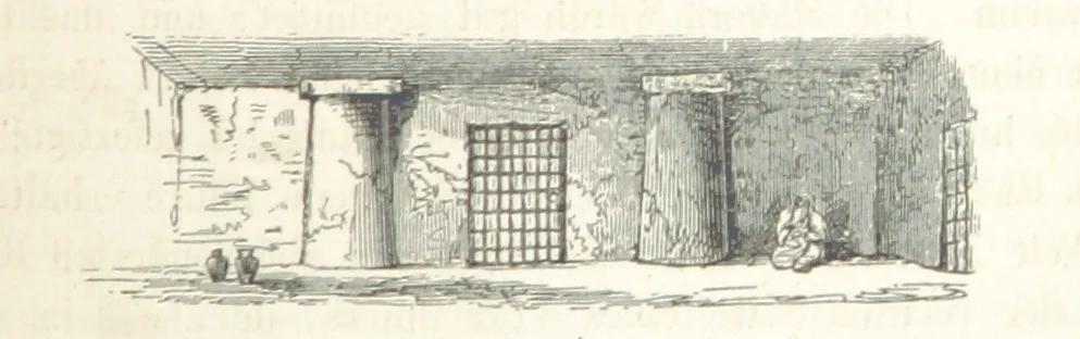 An illustration from Reisen und Entdeckungen in Nord- und Central-Afrika in den Jahren 1849 bis 1855. Von Dr. H. Barth. Tagebuch seiner im Auftrag der Brittischen Regierung unternommenen Reise ... Mit Karten, Holzschnitten und Bildern. L.P, 1857, leaf 513