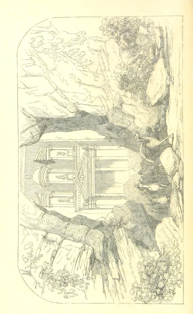 An illustration from A Pilgrimage through the Holy Land, explanatory of the Diorama of Jerusalem and the Holy Land, painted under the direction of Mr. W. Beverly, from original sketches ... by Mr. W. H. Bartlett. [With illustrations, 1850, leaf 30