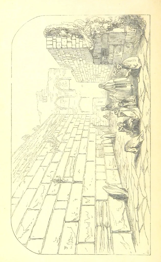 An illustration from A Pilgrimage through the Holy Land, explanatory of the Diorama of Jerusalem and the Holy Land, painted under the direction of Mr. W. Beverly, from original sketches ... by Mr. W. H. Bartlett. [With illustrations, 1850, leaf 78