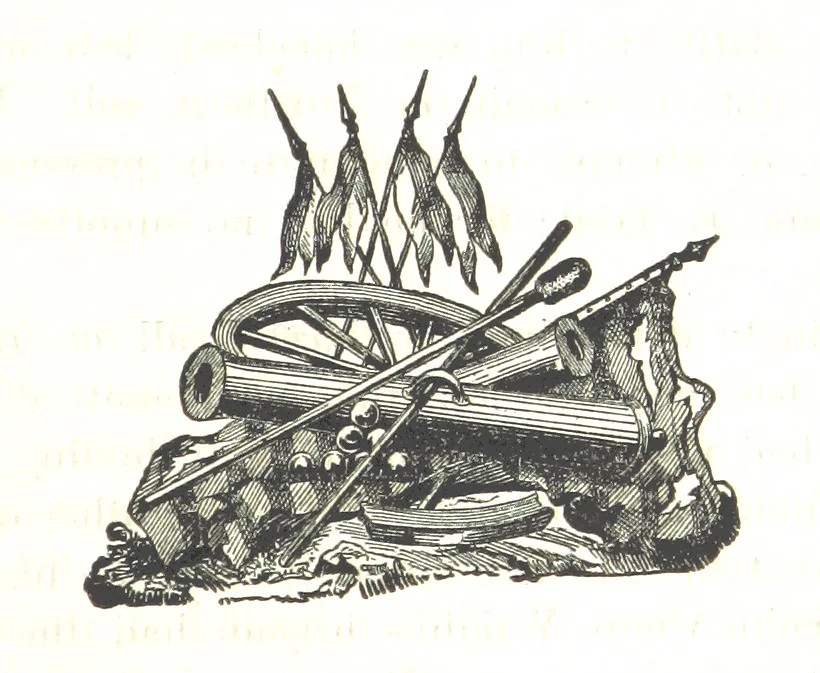 An illustration from Martial Deeds of Pennsylvania, 1876, leaf 305