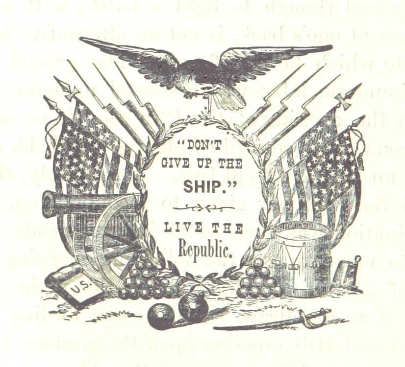 An illustration from Martial Deeds of Pennsylvania, 1876, leaf 334